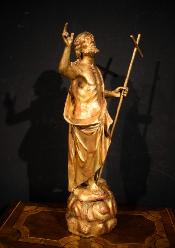 XVIIIe siècle - Christ ressuscité en bois doré - Rome début du XVIIIe siècle